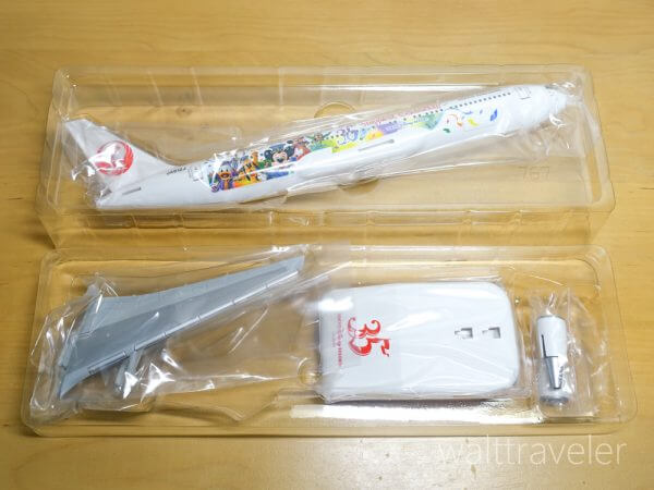 東京ディズニーリゾート　35周年　JAL　セレブレーションエクスプレス　飛行機　モデルプレーン　グランドフィナーレ