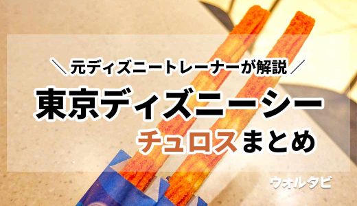 【2025年】ディズニーシーのチュロスの味と場所！元ディズニートレーナーが解説！
